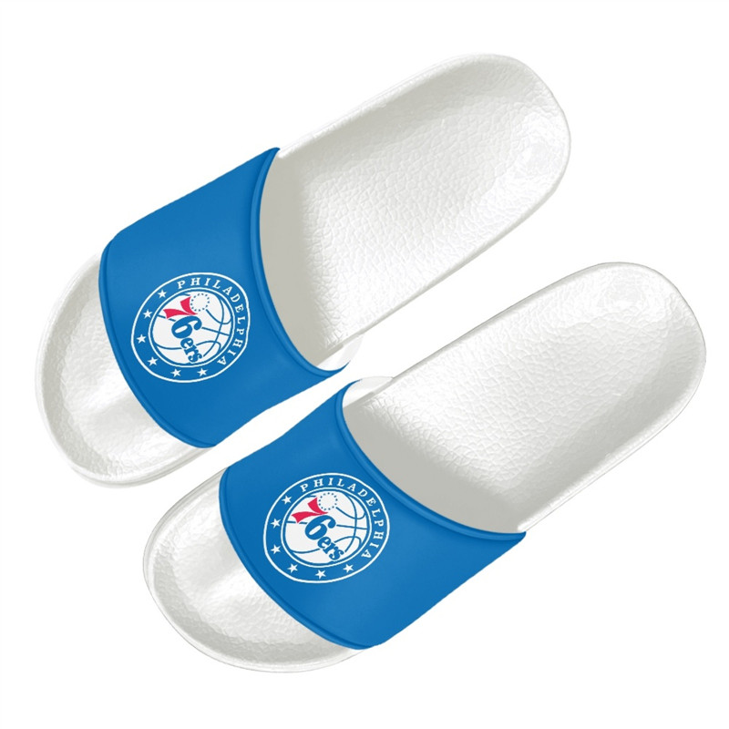 Men's Philadelphia 76ers Flip Flops 001